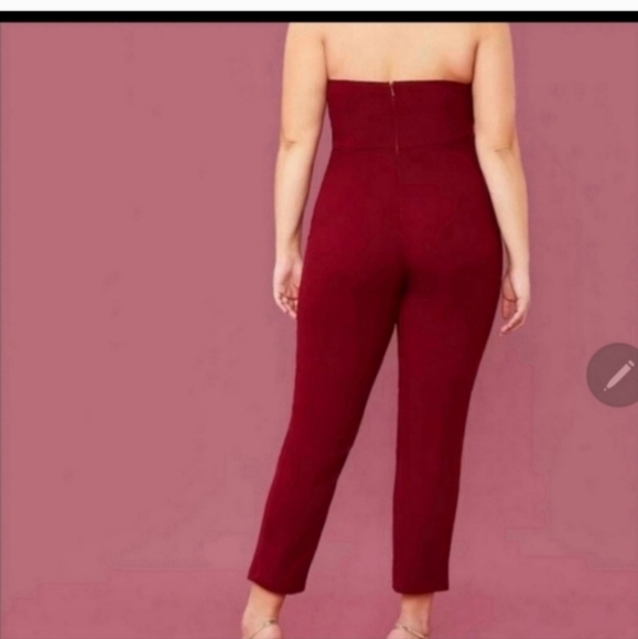 New Shein strapless jumpsuit 4x - Picture 2 of 2
